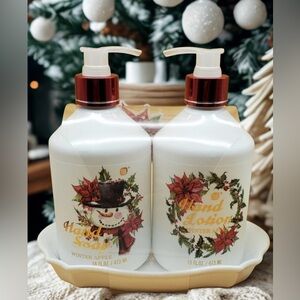 SJ Creations Winter Apple Christmas Set Hand Wash & Hand Lotion 16 fl oz